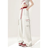 Vintage Embroidered Baggy Cargo Sweatpants