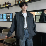 Autumn Deconstruction American Zipper Jacket