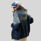 Vintage Windbreaker Blue Jacket