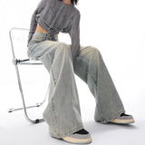 Light Blue Wide Leg Jeans