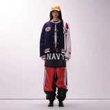 Y2K Embroidered Patchwork Baseball Varsity Jacket