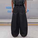 Lightweight High Waisted Wide Leg Denim Jeans
