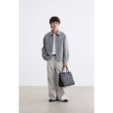 Men Patchwork Loose Vintage Casual Retro Jacket