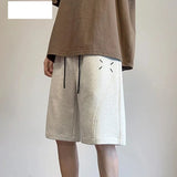 Summer Korean Style Embroidered Loose Short