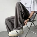 Oversized Summer Pleated Silk Pants