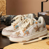 Personalized Star Design Vulcanized Platform Sneaker