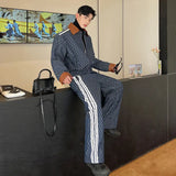 Vintage Denim Jacquard Set