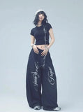 Quick Dry Black Tech Jazz Pants