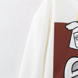 Winter Versatile Embroidered Round Neck Sweatshirt