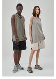 Side Slit Unisex Sleeveless T-shirt