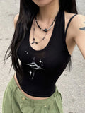 Y2K Eye And Stars Women's Crop Top