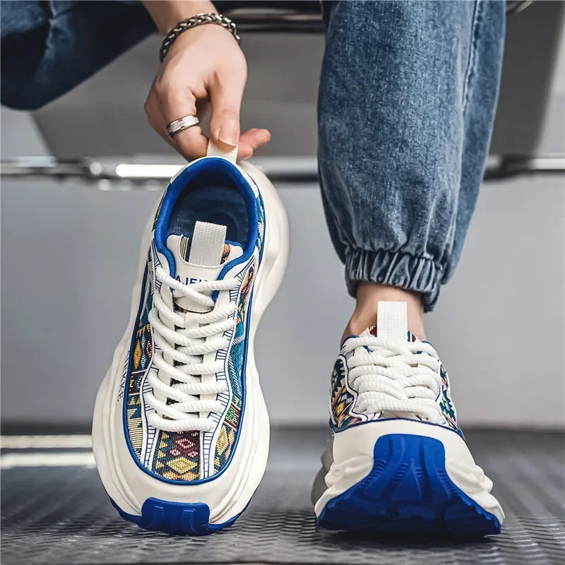 Breathable Chunky Designer Running Sneakers