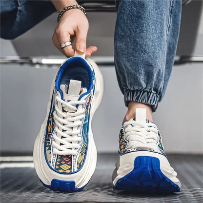 Breathable Chunky Designer Running Sneakers