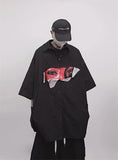 Vintage Hip Hop Punk Oversized Shirt
