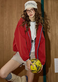 Comfortable Hooded Sporty Windbreaker Jacket