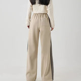 Y2K Wide-Leg Track Sweatpants