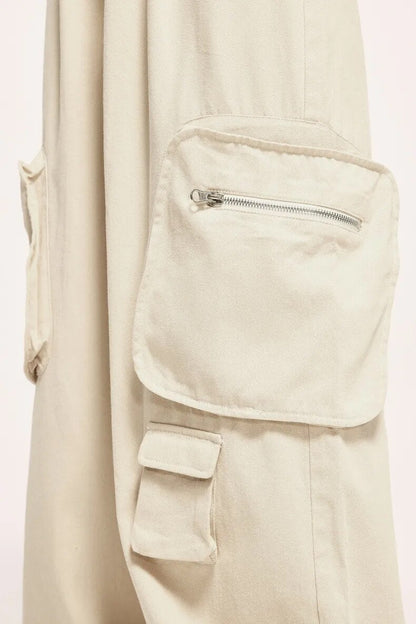 Multi Pockets Wide Leg Cargo Pants