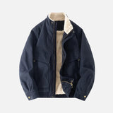 American Style Warm Lamb Inner Fur Jacket