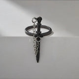 Y2K Desirable Gothic Geometric Rings