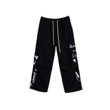 Graffiti Black Dance Casual Sweatpants