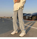 Cross Patch Denim Pants