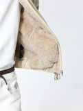 Effortless Warm Fleece Lined Leather Jacket