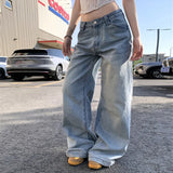 Vintage Boy Friend Loose High Waist Jeans