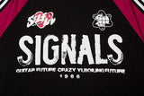 Contrast Color Signals Sports T-shirt