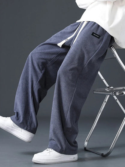 Corduroy Wide Leg Pants with Pants