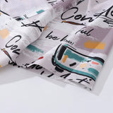 Unique Graffiti Flexible Short Sleeve Beach Shirt