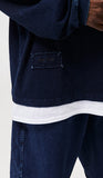 Retro Denim Sweatshirt