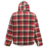 Winter Flexible Plaid Fox Fur Collar Retro Jacket