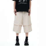 Curved Silhouette Cargo Jorts
