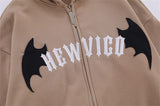 Bat Wings Zip Up Hoodie
