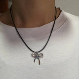 Y2K Elegant Ribbon Necklace