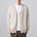 Retro Korean Style Patchwork Long Sleeve Cardigan