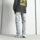 Retro Slim Knee Hole Jeans