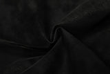 Fashionable Gothic PU Leather Hooded Fur Jacket