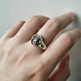 Gothic Adjustable Retro Ghost Eye Ring