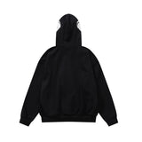 Winter Cozy Fleece Zip-Up Hooded Cotton Sweatshirt
