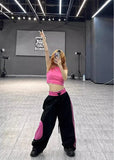 Streetwear High Waist Wide Leg Jogger