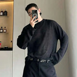 Korean Style Round Collar Sweater