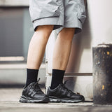 Black Jogging Sports Sneakers