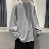 Long Sleeve Oversized Blank T-shirt