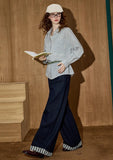 Relaxed Fit Casual Stripe Long Sleeve Shirt