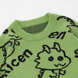 Dragon Graphic Printed Sweater