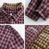 Elegant Long Sleeve Plaid Shirt