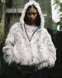White Luxury Thick Warm Faux Fur Jacket