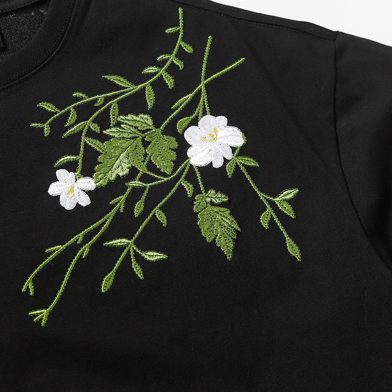 Embroidery Short Sleeve T-shirt