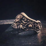 Gothic Handmade Retro Cthulhu Silver Ring